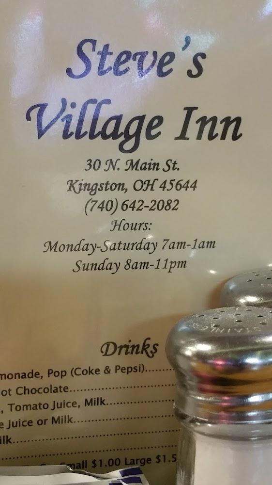 Steve's Village Inn Menu image 2